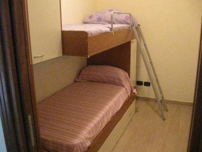 Schlafzimmer mit Etagenbett