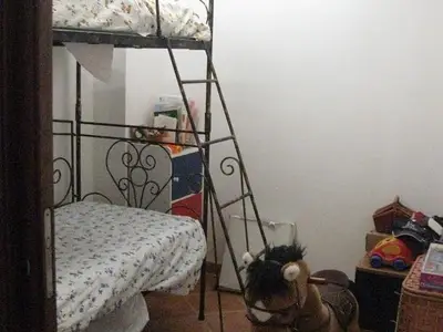 Schlafzimmer mit Etagenbett