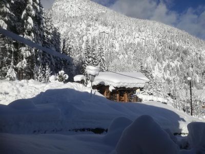 Winter Haus Panoramablick