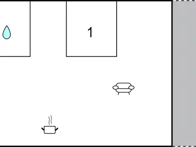 Ferienwohnung für 4 Personen (50 m²) in Los Narejos 1/10