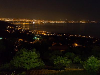 Kvarner Bucht bei Nacht von Balkon aus