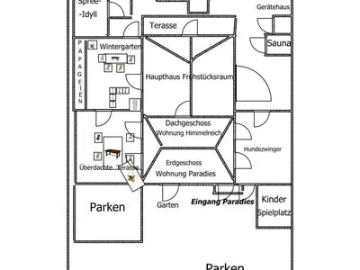 Grundriss. Grundstück Lageplan