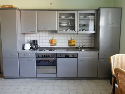 Küchenzeile in der Ferienwohnung Kornblume