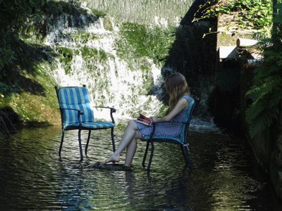 Wasserfall - der beste Platz bei 30 Grad