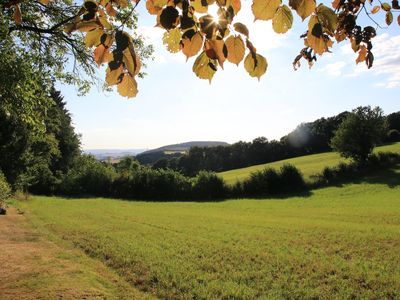 Blick beim Wandern