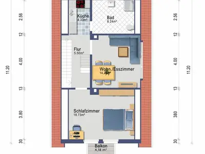 Ferienwohnung für 4 Personen (76 m²) in Lügde 8/10