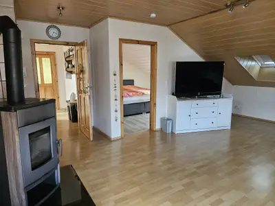 Fernseh, Ofen, Schlafzimmer