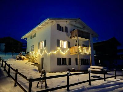 Ferienwohnung Bergblick Vigela - Ansicht Winter