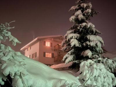 Ferienwohnung Bergblick Vigela - Ansicht Winter