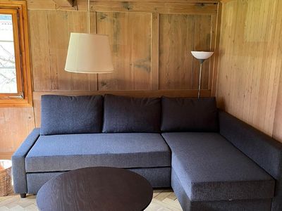 Wohnzimmer mit Schlafcouch