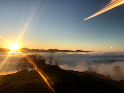 Aussicht mit Nebelmeer