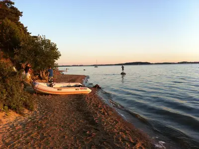 Naturstrand in Lütow