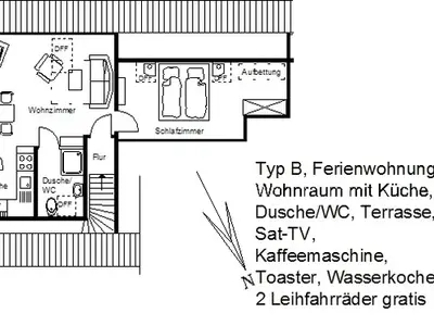 Ferienwohnung für 3 Personen (40 m²) in Lützow 2/10