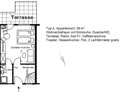 Ferienwohnung für 2 Personen (28 m²) in Lützow 3/10