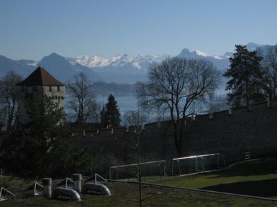 Seesicht über die Mauer gegen Südosten.