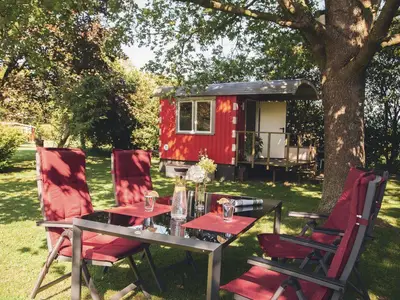 Sitzen im Grünen