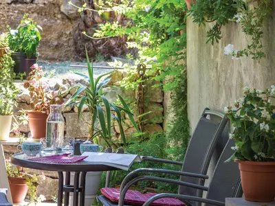 outside
