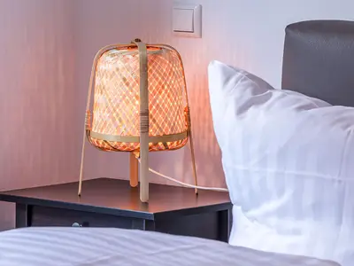 Ferienwohnung Inselzauber in Malchow Detail im Schlafzimmer