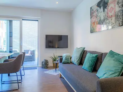 Ferienwohnung Sebastian Malchow Blick in den Wohnbereich