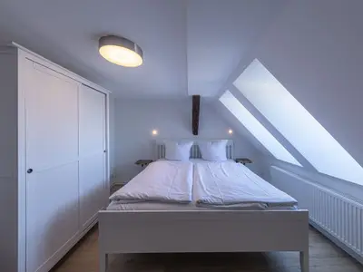 Ferienwohnung City Suite Blick in eines der Schlafzimmer