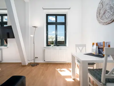 Ferienwohnung SeaLove in Malchow Esstsich im Wohnbereich