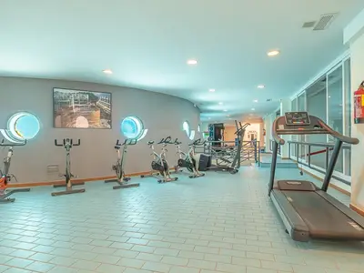 Fitnessstudio in der Anlage