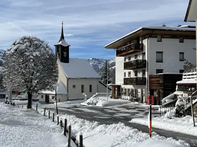 Außenseite Ferienhaus [Winter]