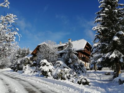 Gästehaus im Winter