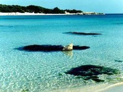 Strand vor dem Feriendomizil