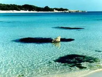 Strand vor dem Feriendomizil