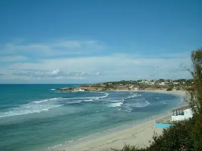 Strand vor dem Feriendomizil