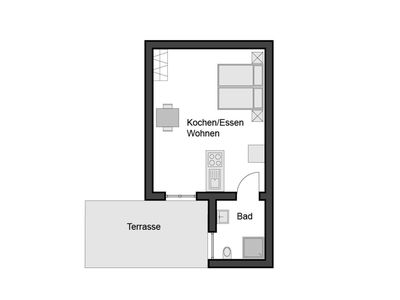 Ferienwohnung für 2 Personen (20 m²) in Markdorf 9/9