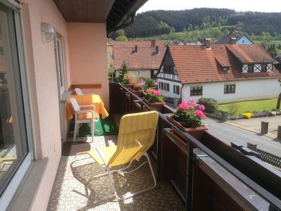 Überdachter Südbalkon