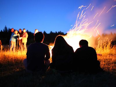 Lagerfeuer am Schlossberghof