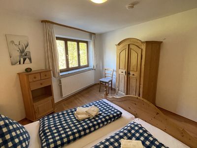 Schlafzimmer in der Ferienwohnung Salzburg