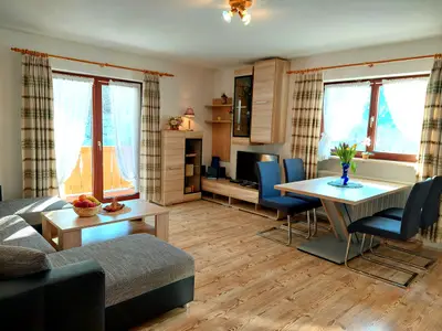 Ferienwohnung 3 Edelweiss Wohnzimmer