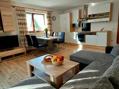 Ferienwohnung 3 Edelweiss Küche