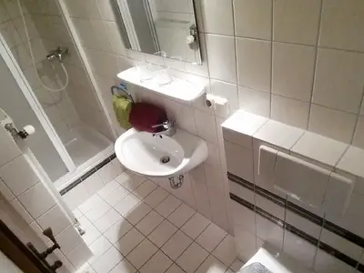 Ferienwohnung 2 Watzmann Dusche WC