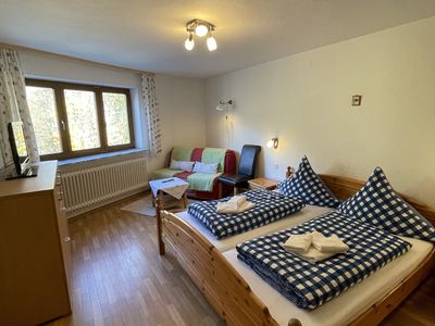 Schlafzimmer in der Ferienwohnung Salzburg