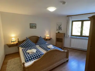 Schlafzimmer in der Ferienwohnung Salzburg