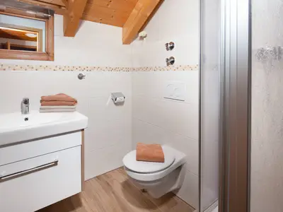 Badezimmer Ferienwohnung Kneifelspitze