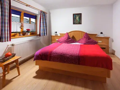 Das Schlafzimmer in der Ferienwohnung Untersberg