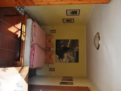 Das Schlafzimmer 1 in der Ferienwohnung Bitterling