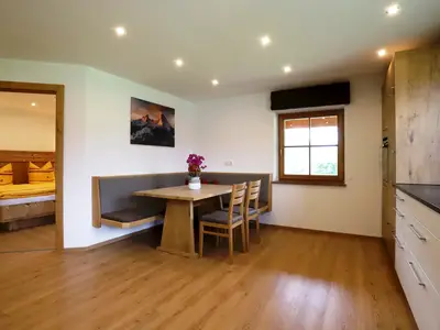 Die Essecke in Ferienwohnung Josef Koll