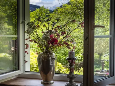 Ferienwohnung Blick aus dem Fenster