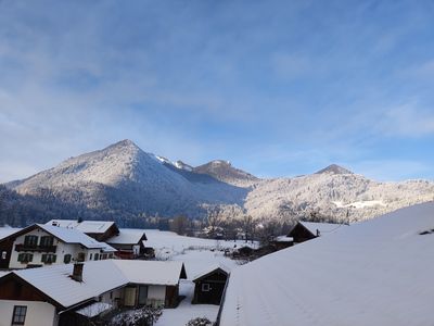 Ausblick nach Westen im Winter