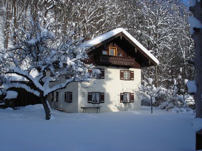 Ferienhaus im Winter