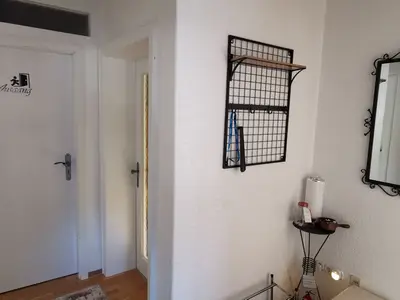 Die Garderobe im Flur