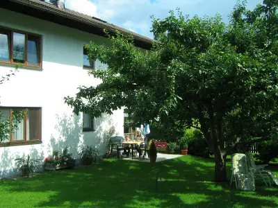 Ferienwohnung Hochplatte - Terassenansicht