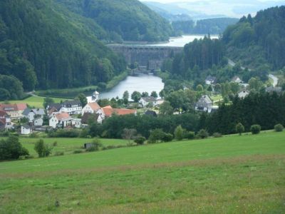 Blick auf den Ferienort Helminghausen